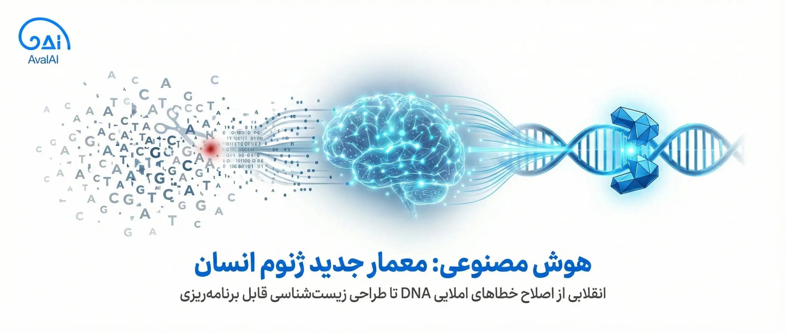 انقلاب بیولوژیک: چگونه هوش مصنوعی (AI) ماشین‌های ویرایشگر DNA انسان را طراحی می‌کند؟